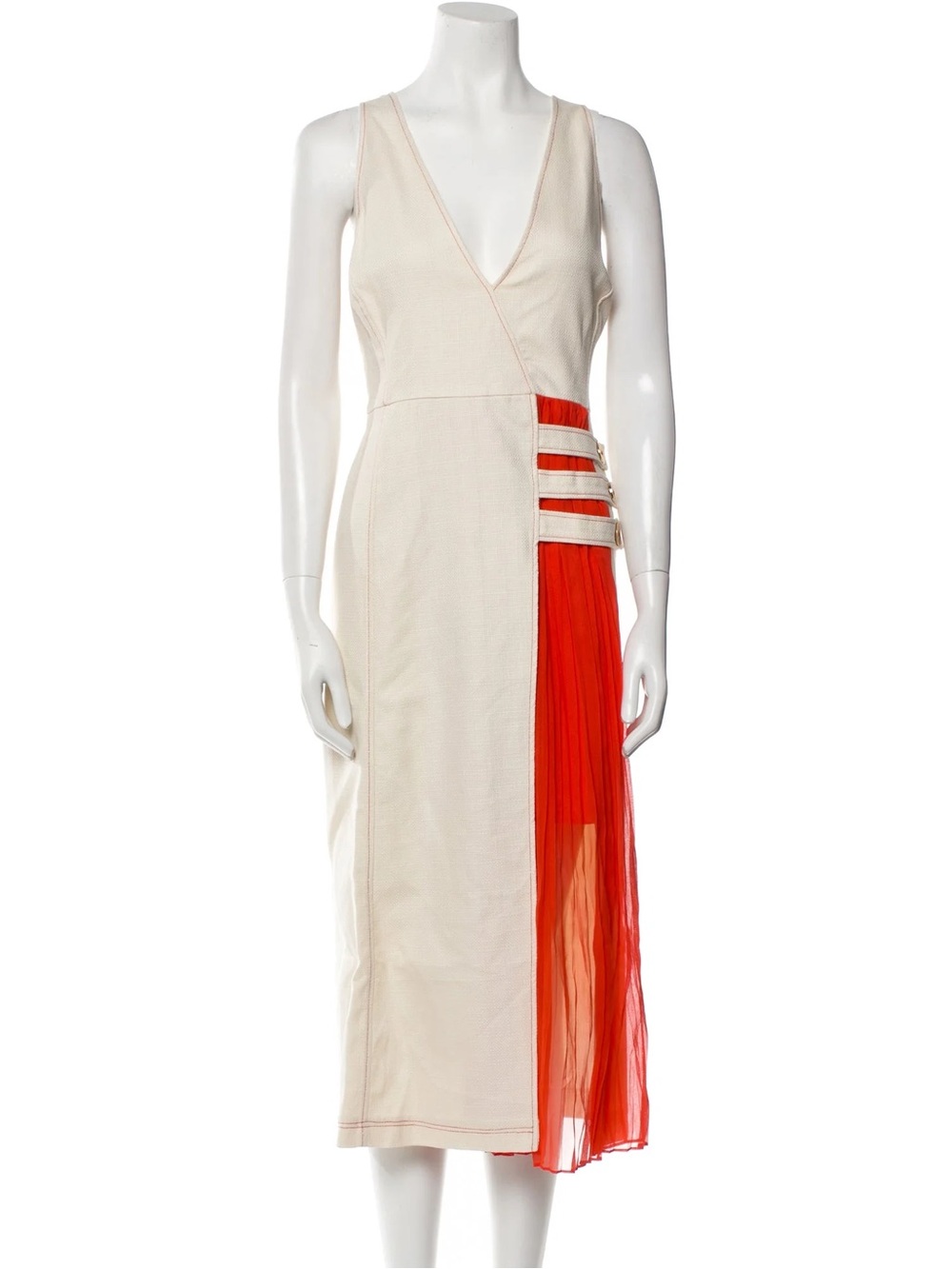 Alexis Colorblock Pattern Long Dress - Picture 2 of 8